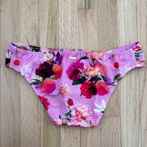 NWT Victoria's Secret Pink Floral Bikini Bottom, Small - Picture 6 of 8